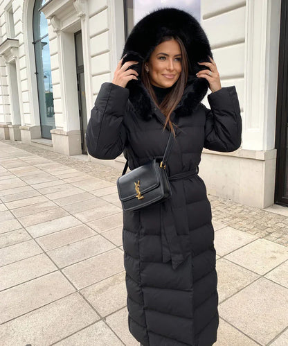 Eleva’s Buff Coat | Timeless Hooded Winter Coat