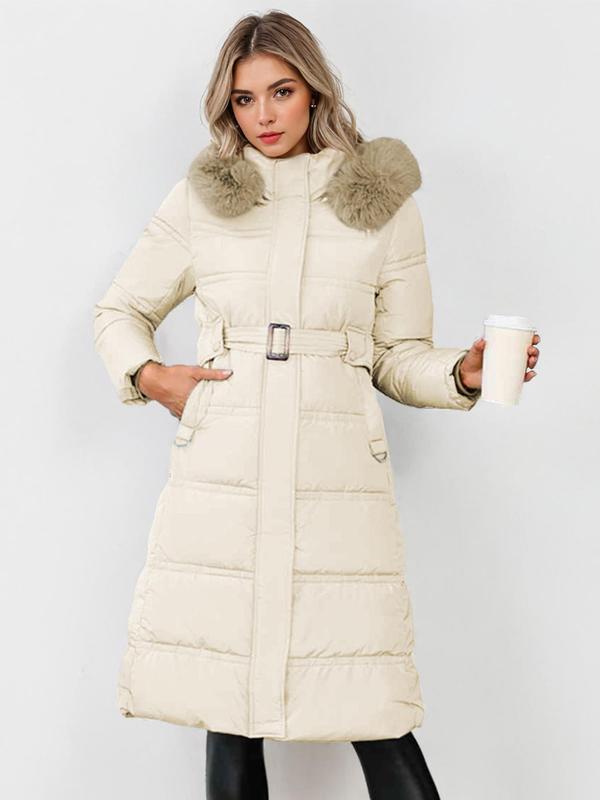 LEYLA™ - Stylish Plush Coat with Waist Tie for Cozy Autumn & Winter