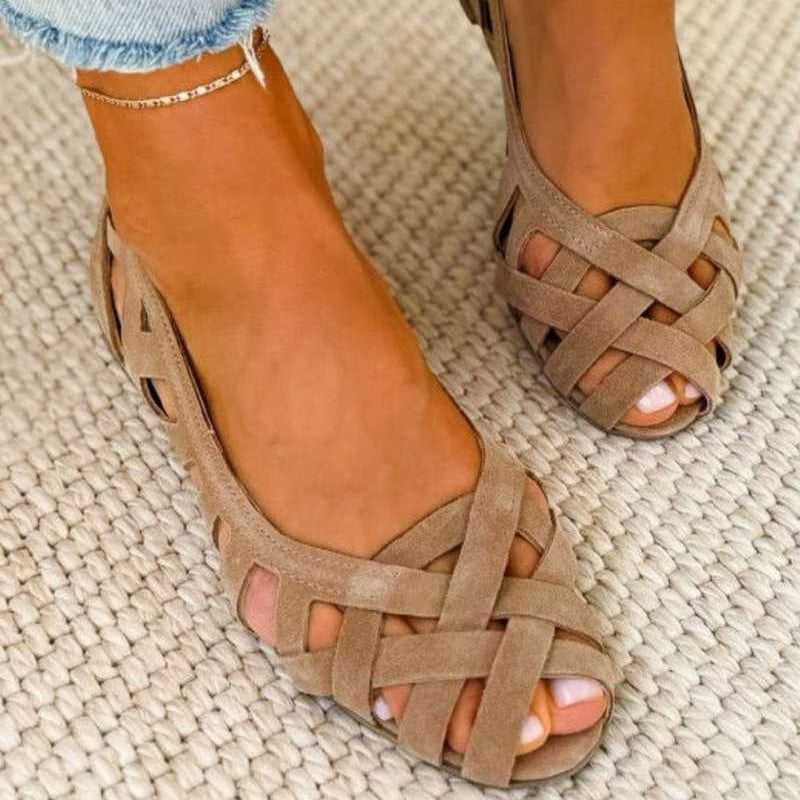 Σανδάλια Caterina Πλεκτά Χρωματιστά Άνετα
