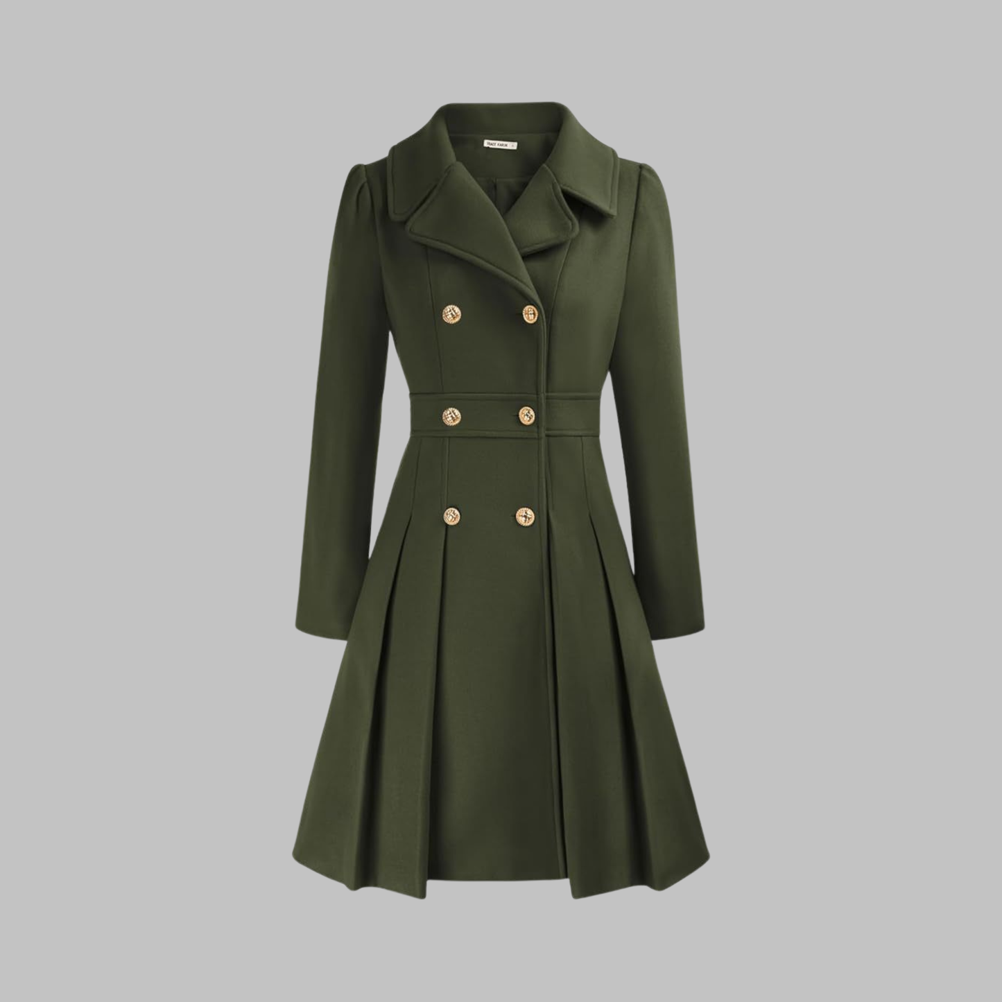 Amelia - Elegant Long Sleeve Coat