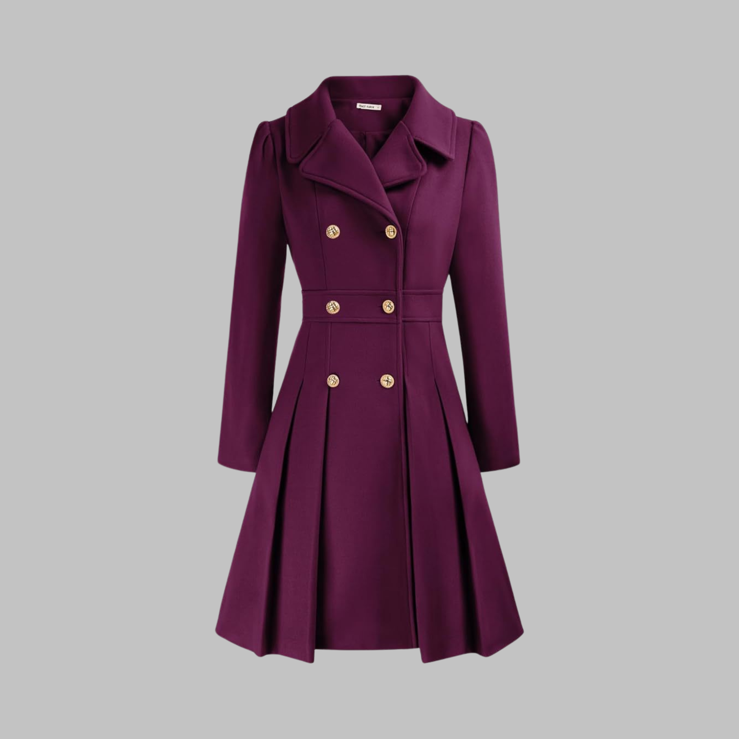 Amelia - Elegant Long Sleeve Coat