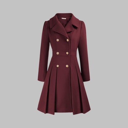 Amelia - Elegant Long Sleeve Coat