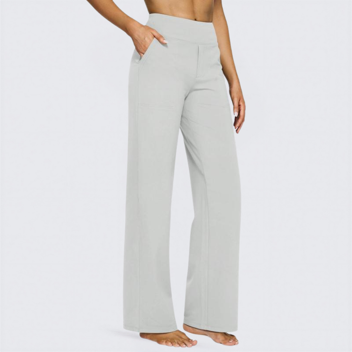 WHITNEY™ - Comfortable High-Waist Wide Leg Trousers for Yoga and Outdoor Fun