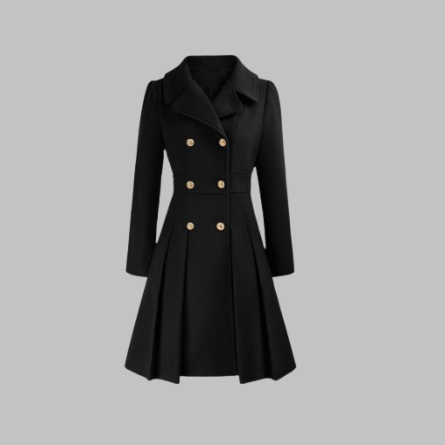 Amelia - Elegant Long Sleeve Coat