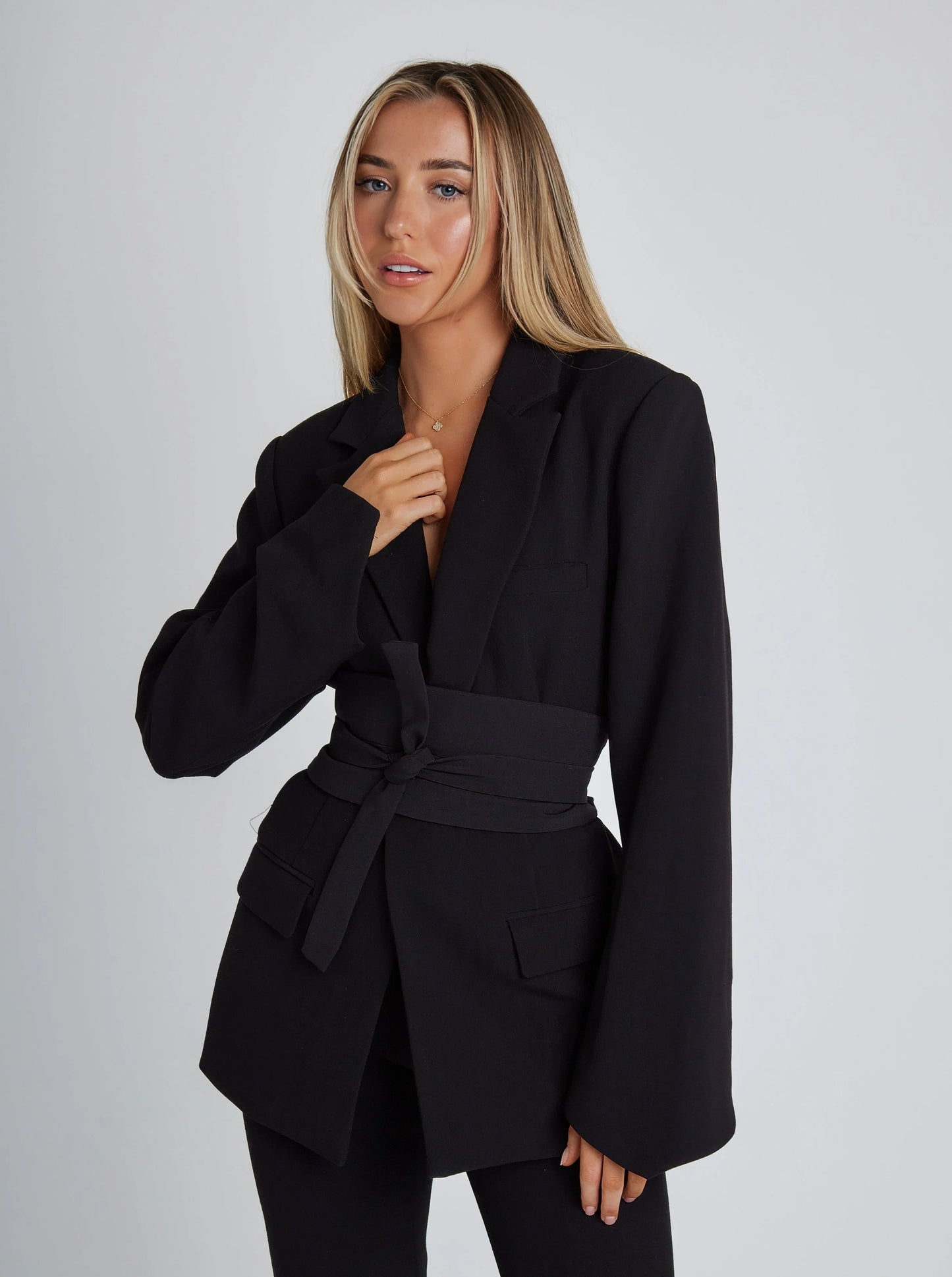 Claire – Blazer with Waist Belt – for Women