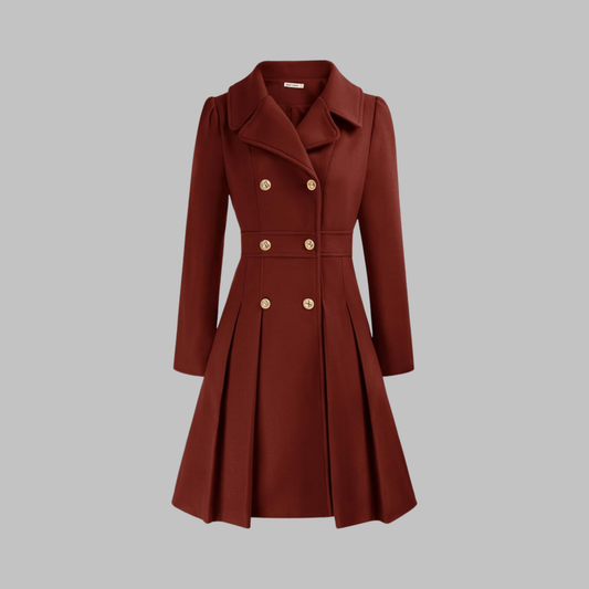 Amelia - Elegant Long Sleeve Coat