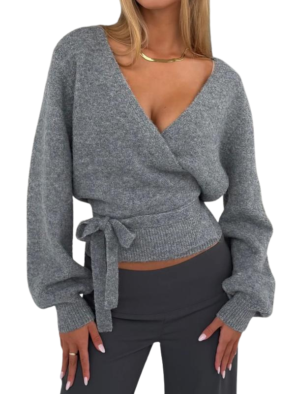 INGRID™ – Women’s V-Neck Knit Cardigan Long Sleeve Autumn & Winter Sweater