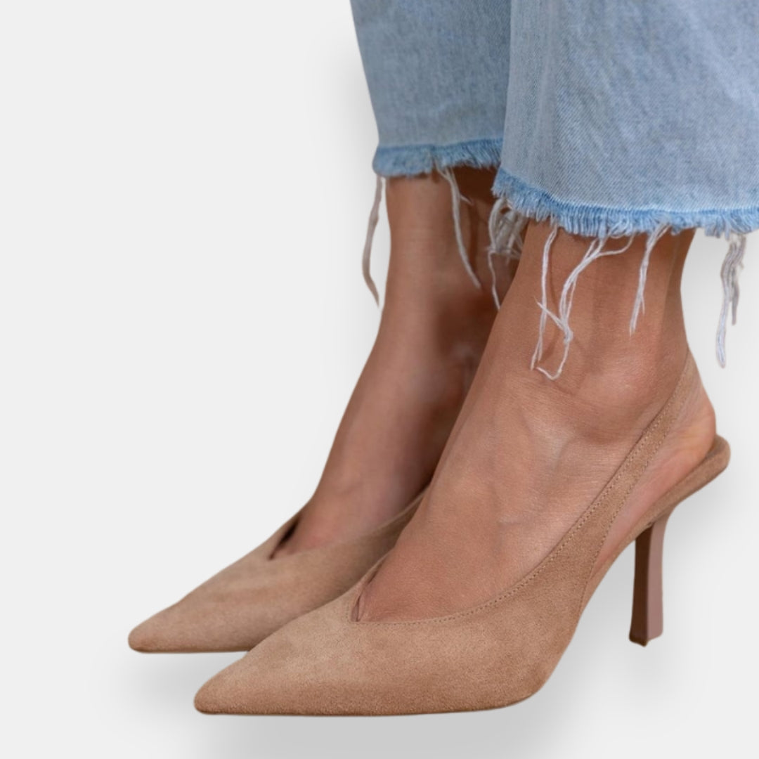 Δελφινάριο | Σανδάλια slingback με λεπτό τακούνι