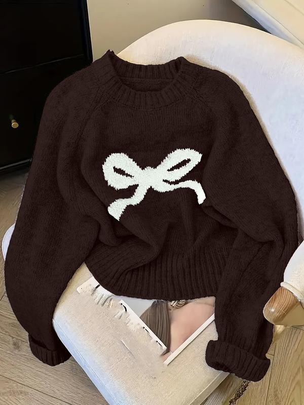 GRACIE™ - Elegant Bow Knit Sweater for Autumn & Winter Fashion