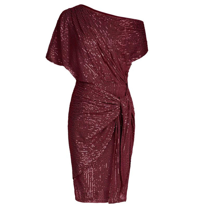 AURELIA™ - Elegant Sequined Off-Shoulder Bodycon Party Dress