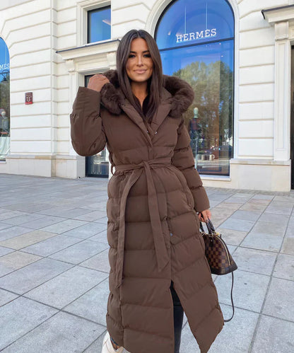 Eleva’s Buff Coat | Timeless Hooded Winter Coat