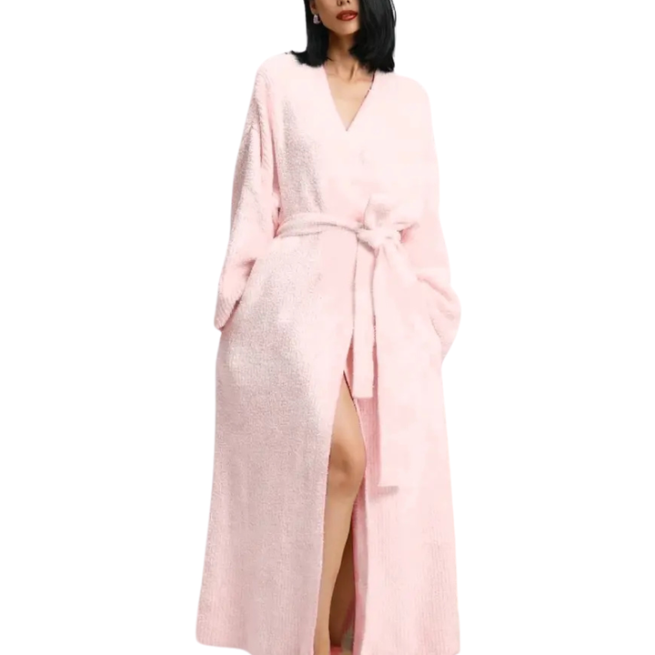 NIMFA™ – Elegant Thickened Fleece Wrap Loungewear