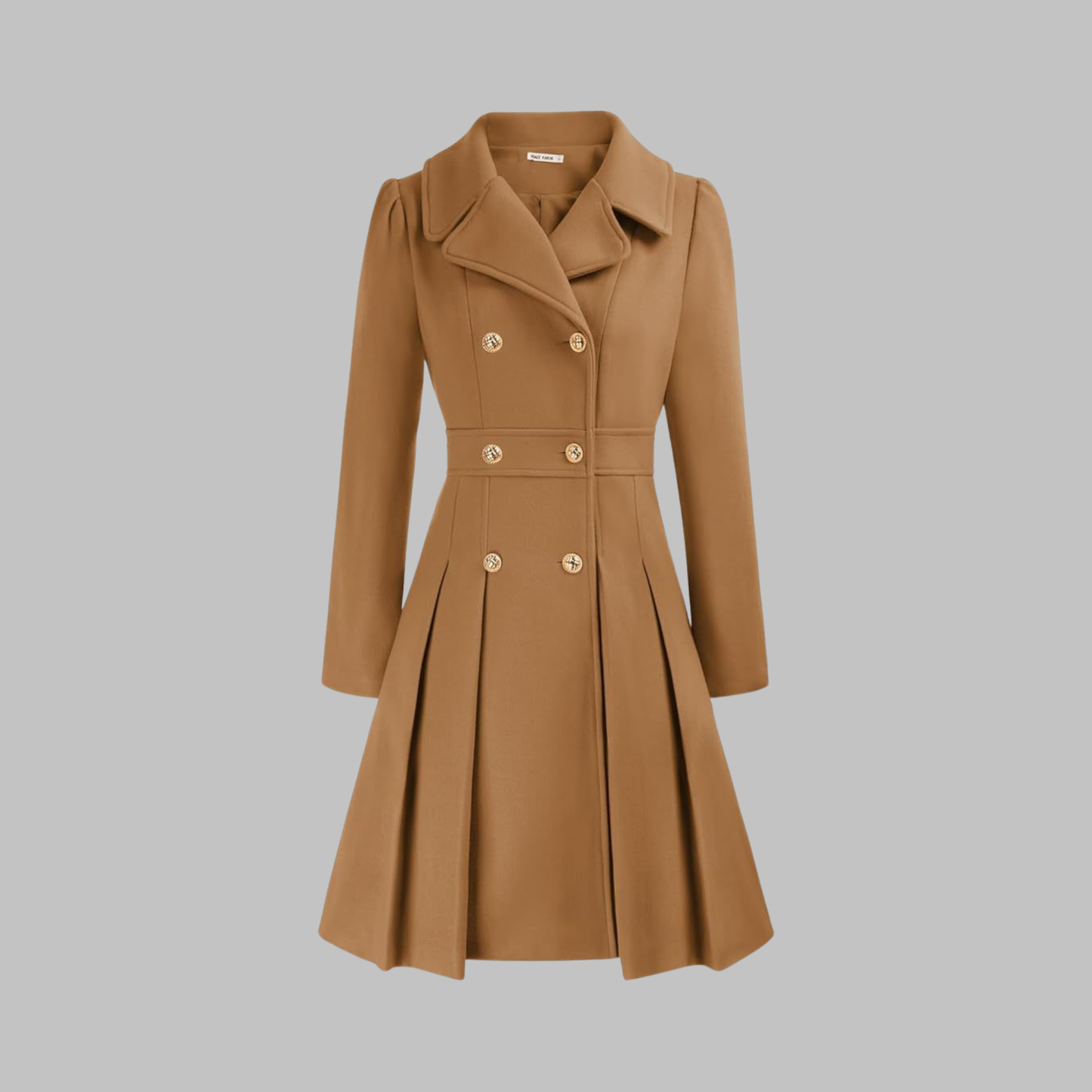 Amelia - Elegant Long Sleeve Coat
