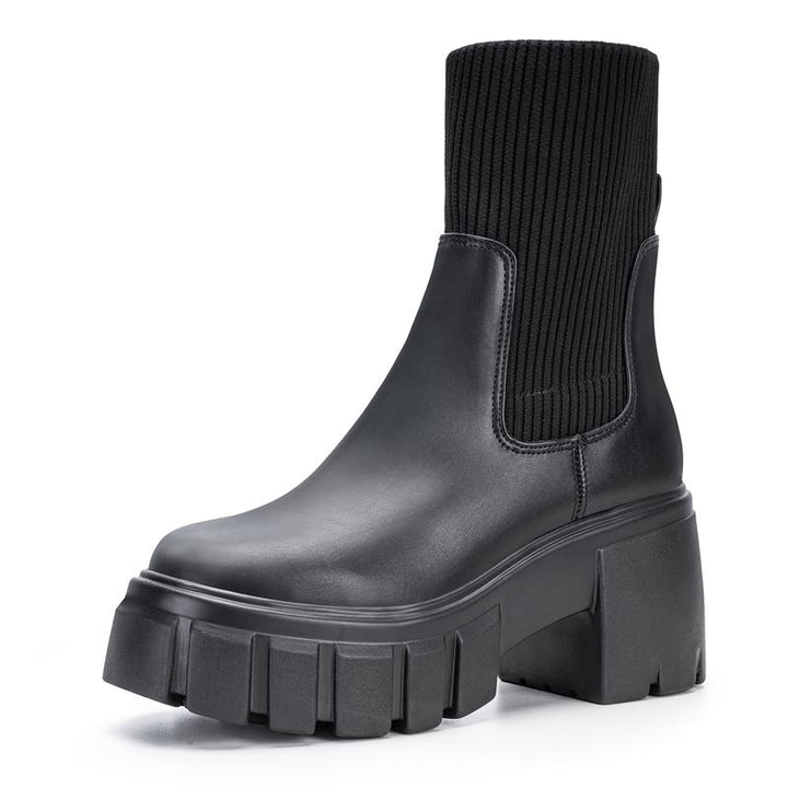 AVA™ - Women's Chelsea Ankle Boots Chunky Slip On Booties