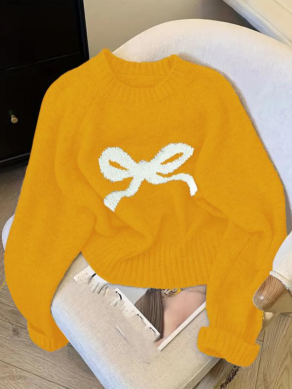 GRACIE™ - Elegant Bow Knit Sweater for Autumn & Winter Fashion