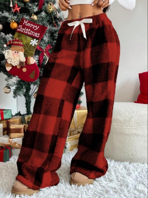 AMBER™ - Comfortable Plaid Straight Trousers for Cold Weather Wear