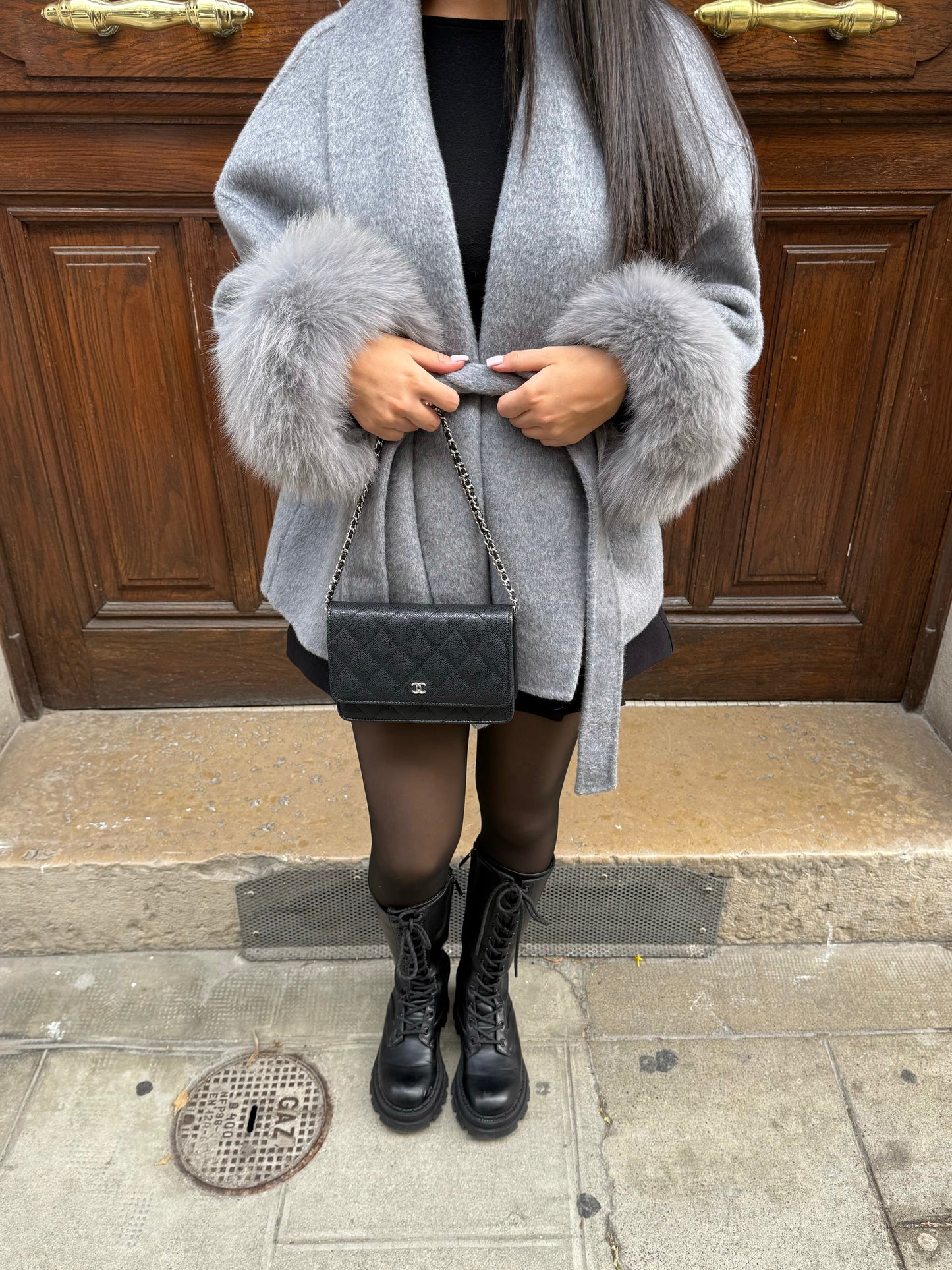 Livia Luxe Coat | Faux Fur & Belted Winter Coat