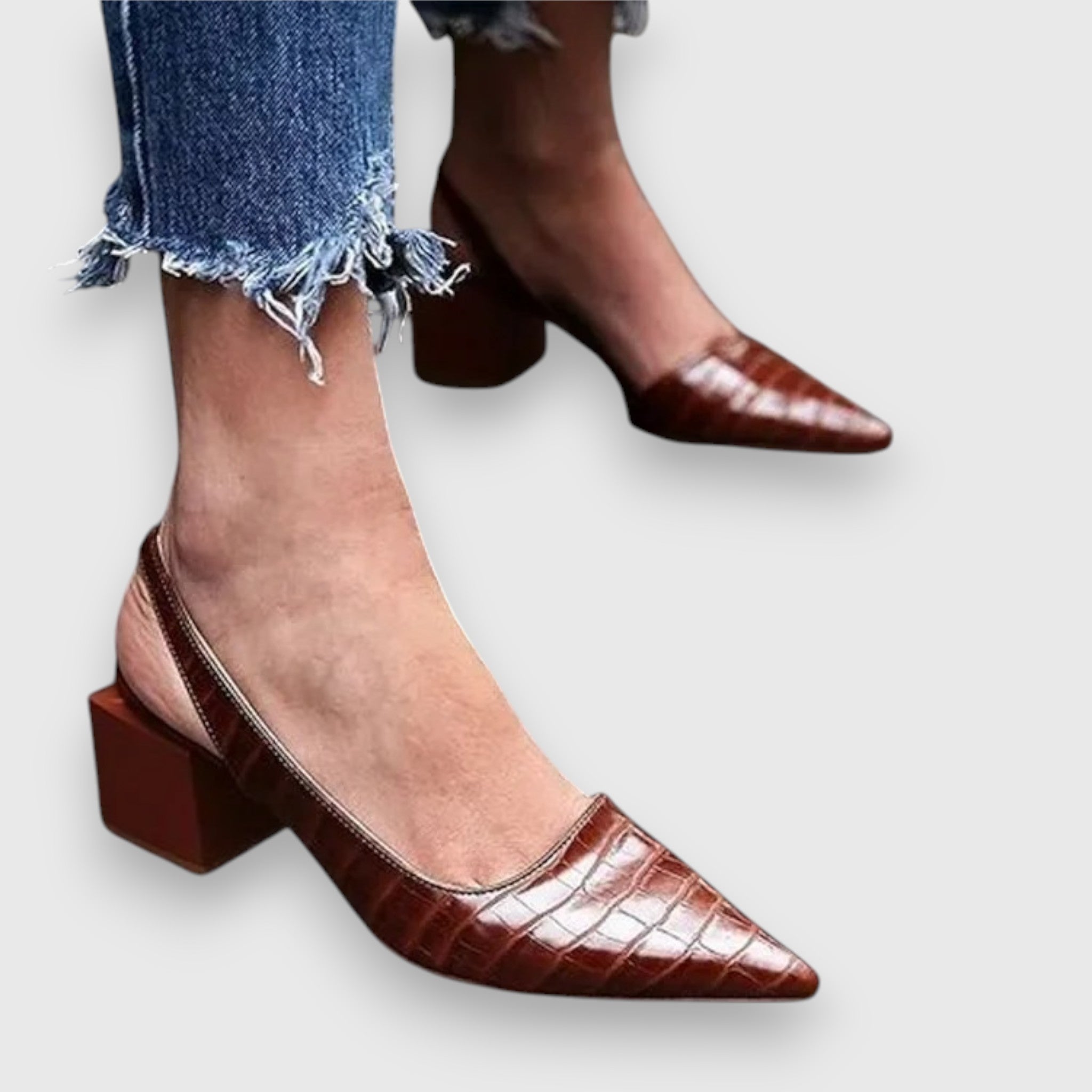 Νόρα | Vintage Σανδάλια με Τακούνι Slingback