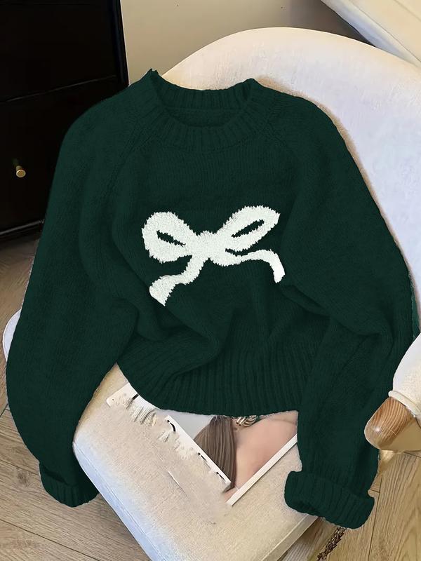 GRACIE™ - Elegant Bow Knit Sweater for Autumn & Winter Fashion