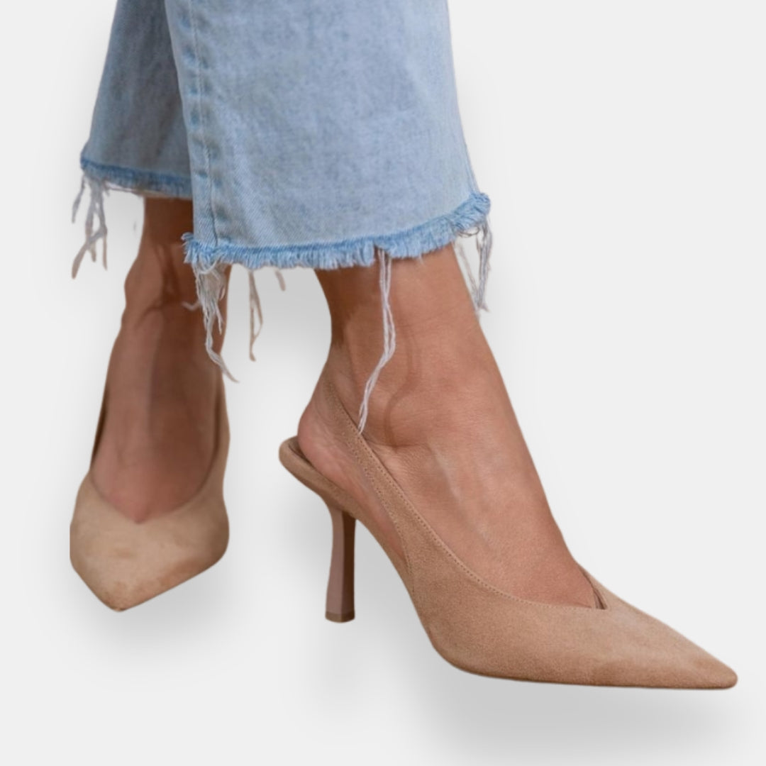 Δελφινάριο | Σανδάλια slingback με λεπτό τακούνι