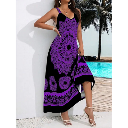 AMARIEL™ – Casual Plus Size Sleeveless Summer Maxi Dress