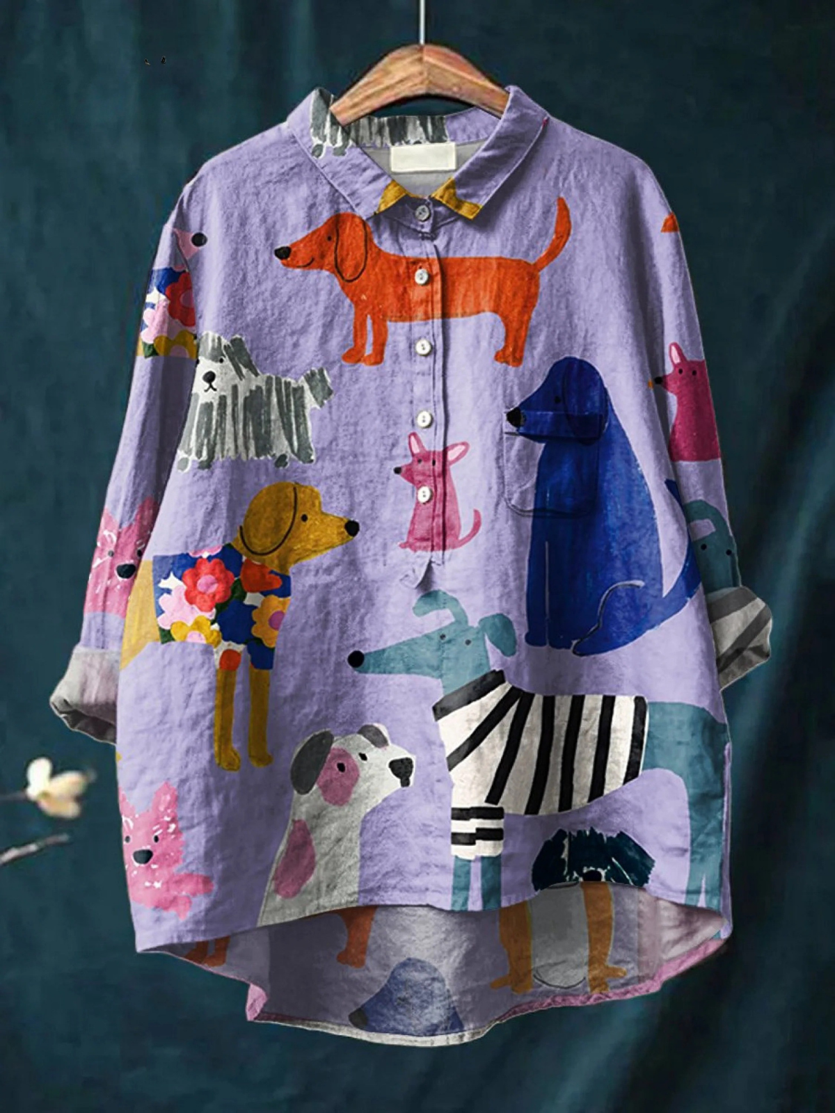 Hannah | Women's T-shirt with dog print
