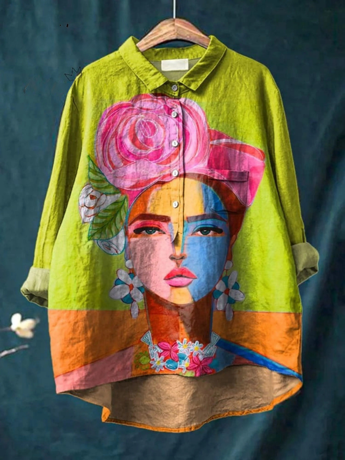 Amber | Freda Art Print Female Loose T-Shirt