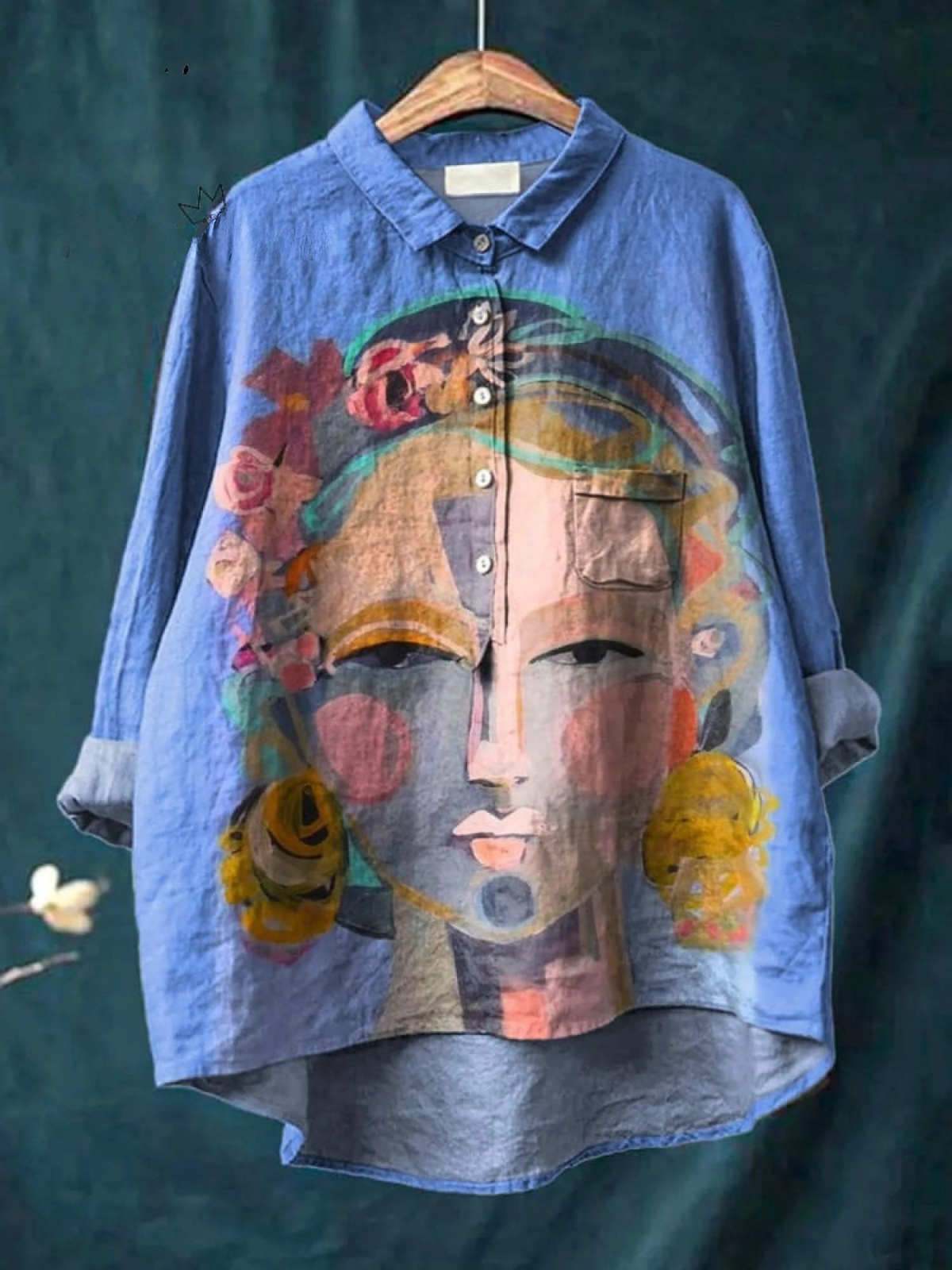 Amber | Freda Art Print Female Loose T-Shirt