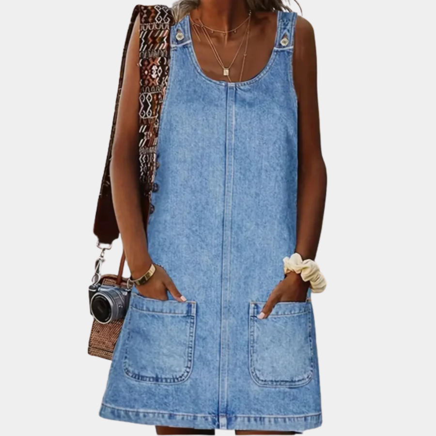 Saylor | Relaxed dresses with a denim look