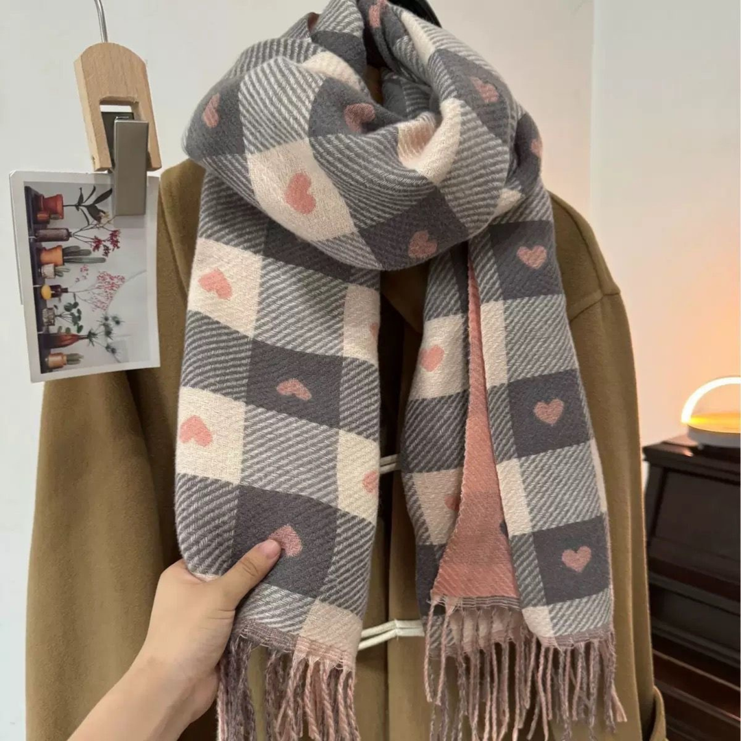 ZOLANI™ - Comfy Warm Plaid Double-Sided Tassel Scarf