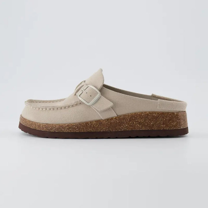 ELIZABETH™ - Women’s Suede Cork Footbed Clogs Casual Comfortable Slip-On Shoes