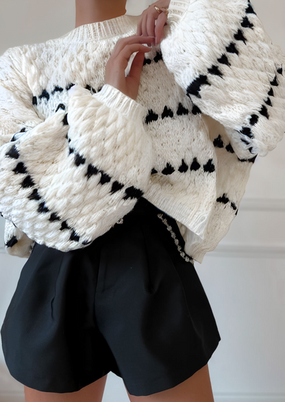 Vanilla | Oversized Knit Sweater – Comfort & Style