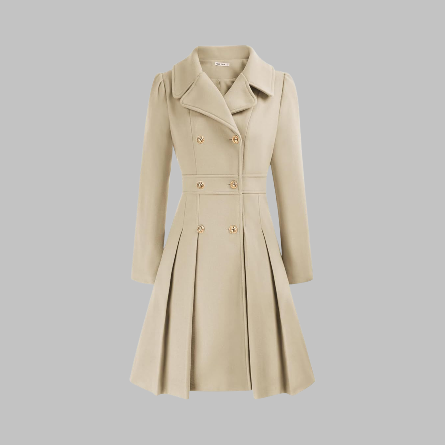 Amelia - Elegant Long Sleeve Coat