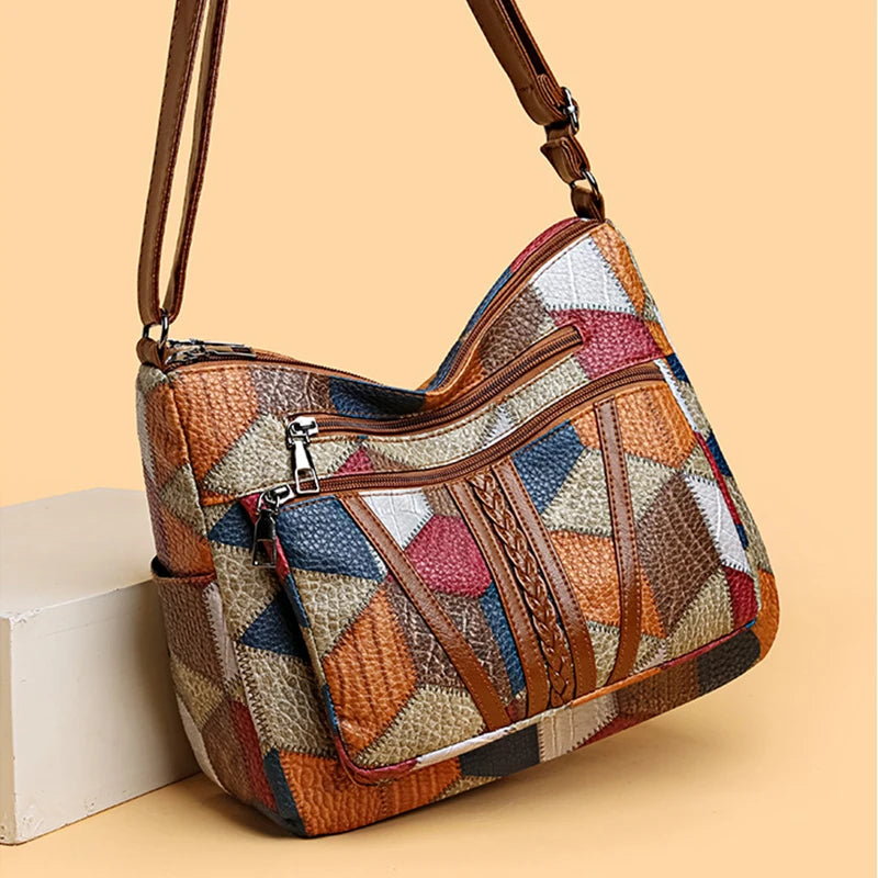 Nella | Τσάντα patchwork