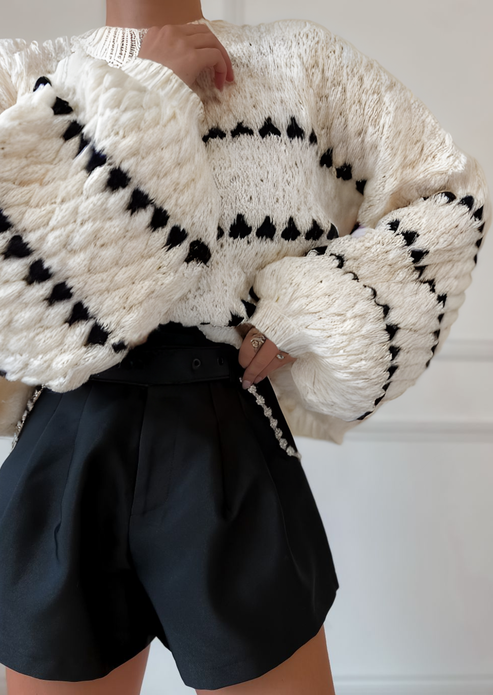 Vanilla | Oversized Knit Sweater – Comfort & Style