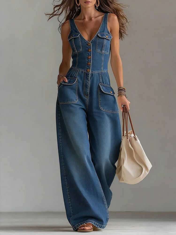 Sophie | Relaxed fit wide-leg jumpsuit