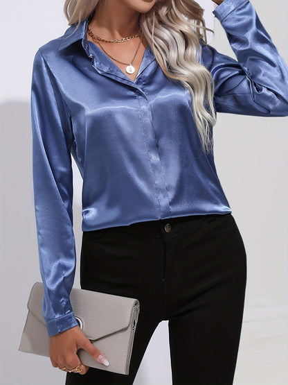 Amelia | Elegant women's blouse made of silky fabric