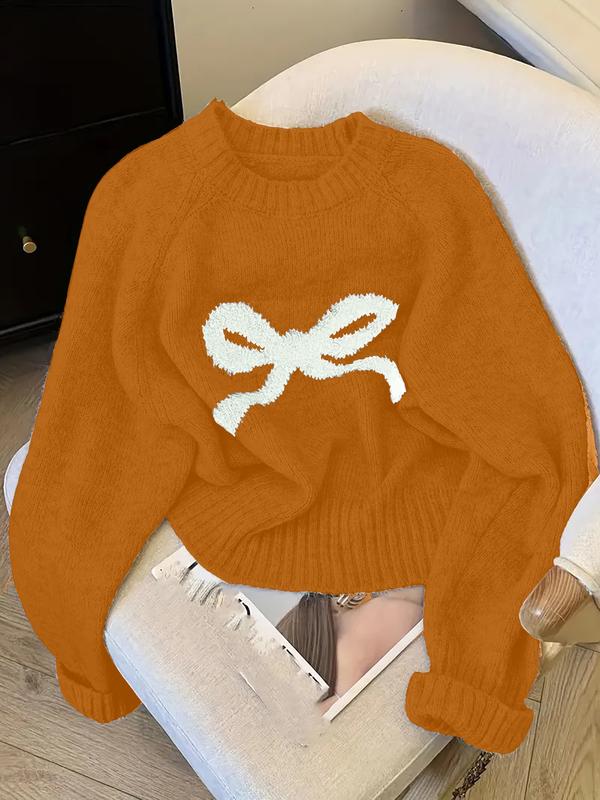 GRACIE™ - Elegant Bow Knit Sweater for Autumn & Winter Fashion