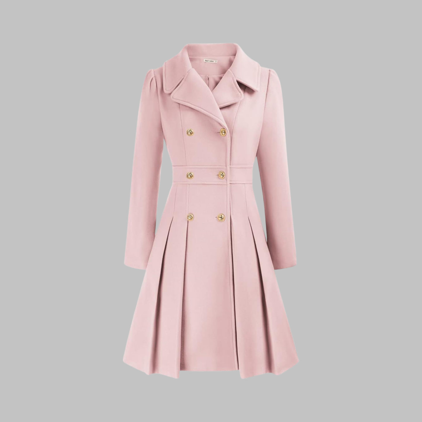 Amelia - Elegant Long Sleeve Coat