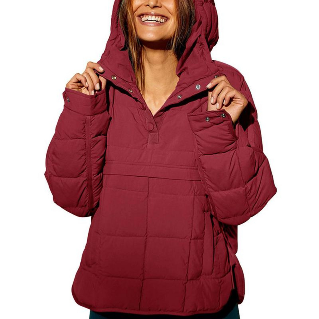 FARRELL™ – Oversized Hooded Pullover Jacket