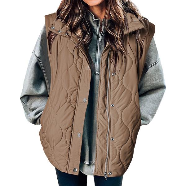 LIBBY™ - Women's Casual Puffer Quilted Oversized Lightweight Vest
