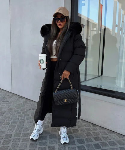 Eleva’s Buff Coat | Timeless Hooded Winter Coat