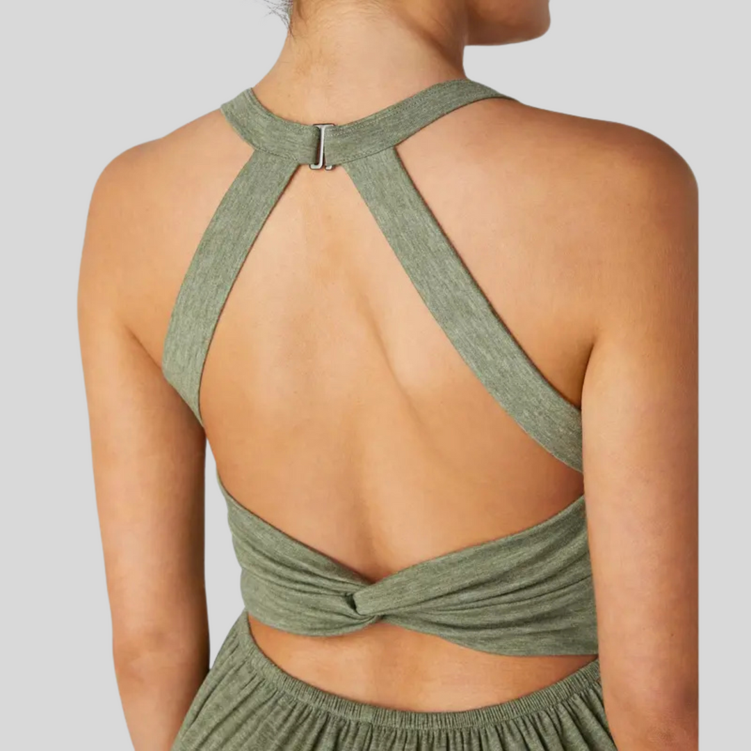 DAYEA™ – Comfy Backless U-Neck Lounge Jumpsuit