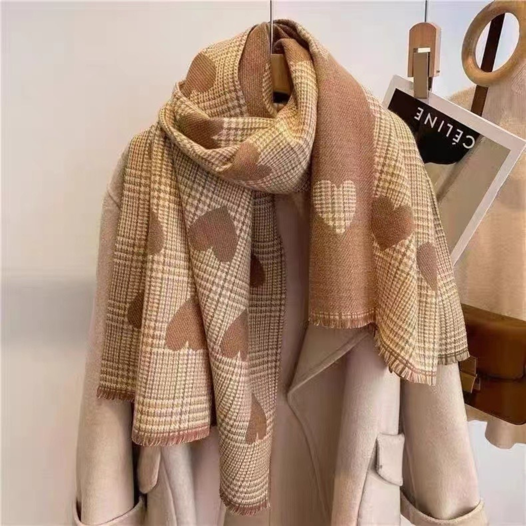 ZOLANI™ - Comfy Warm Plaid Double-Sided Tassel Scarf
