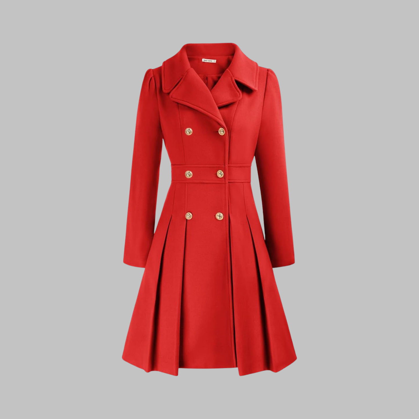 Amelia - Elegant Long Sleeve Coat