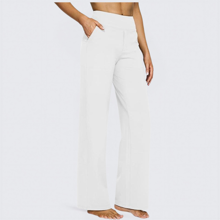 WHITNEY™ - Comfortable High-Waist Wide Leg Trousers for Yoga and Outdoor Fun