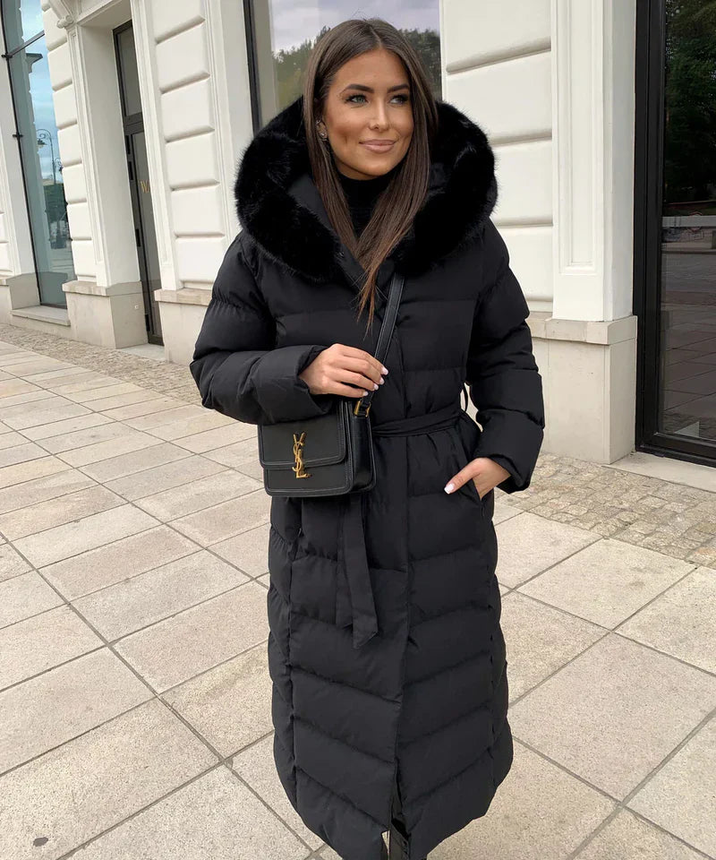 Eleva’s Buff Coat | Timeless Hooded Winter Coat