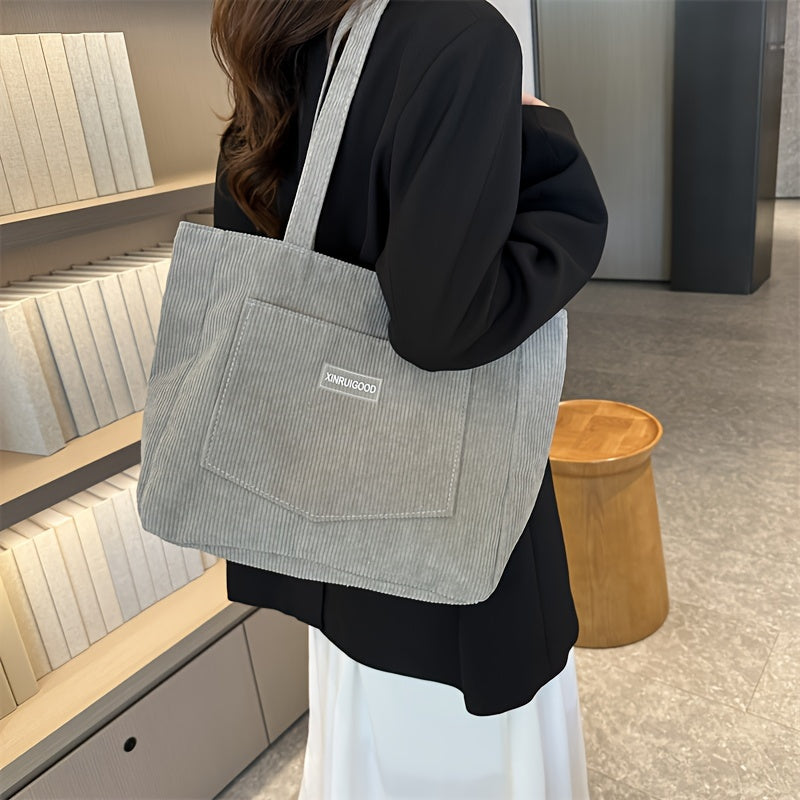 Aurora Leclerc | Luxury Women's Corduroy Shoulder Bag