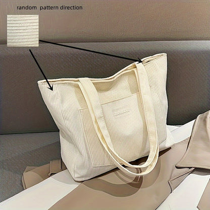 Aurora Leclerc | Luxury Women's Corduroy Shoulder Bag