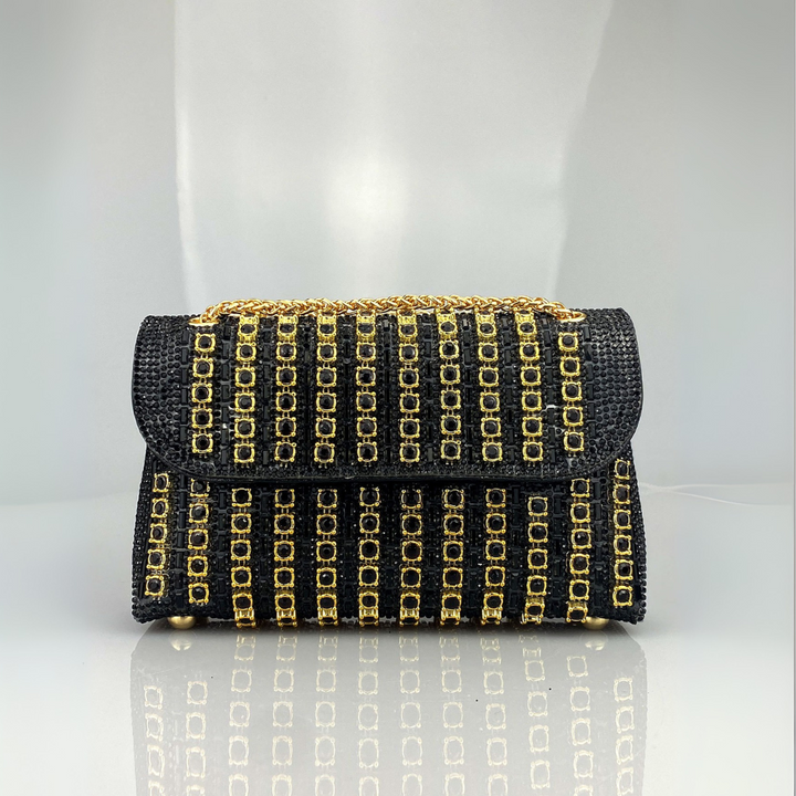 LAVIERA™ - Chic Chain Coloured Diamond Shoulder Bag